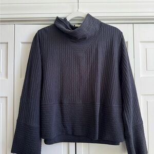 lululemon athletica Charcoal Black Cowl Neck Pullover